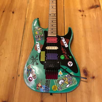 Steve Vai Green Meanie replica Green Meanie 2020 - Custom Spray