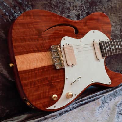 GB Liuteria Traditional Tele semi hollow kiaat image 2
