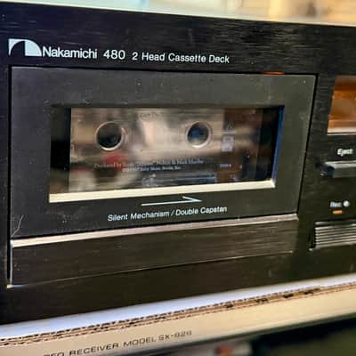 Vintage Nakamichi 480 2-Head Cassette Deck READ image 2