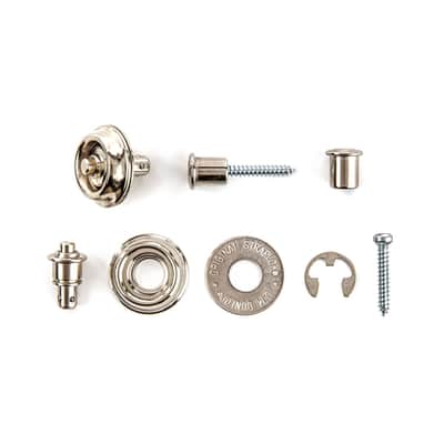 Dunlop SLS1401N Straplok Flush Mount Strap Retainer System, Nickel image 5