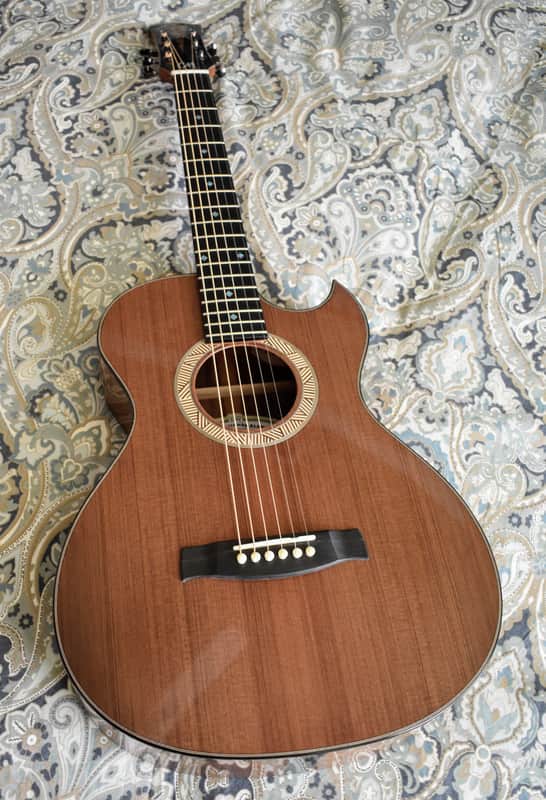 Cam Guitars Grand Concert- Tunnel Redwood- Oregon Walnut image 1