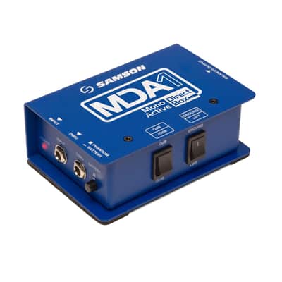 Samson MDA1 Mono Active Direct Box with Case Package image 2