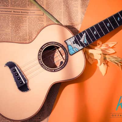 kai KT-F1 Spruce Rosewood tenor ukulele with bag image 8