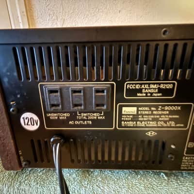 Vintage Sansui Z-9000x Stereo Receiver-Serviced Working- Has Issue-please Read 1980’s - Silver image 10