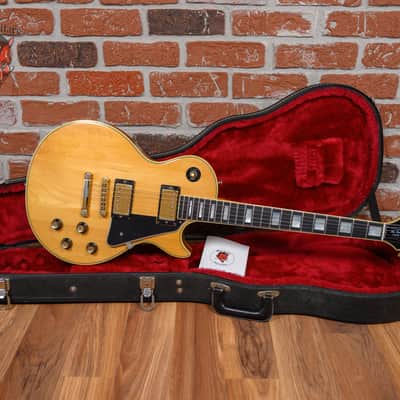 Gibson Les Paul Custom Plain Maple Top Natural 1976 w/OHSC image 2