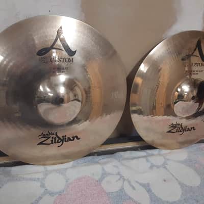 Zildjian 14" A Custom Hi-Hat Cymbals (Pair) image 2
