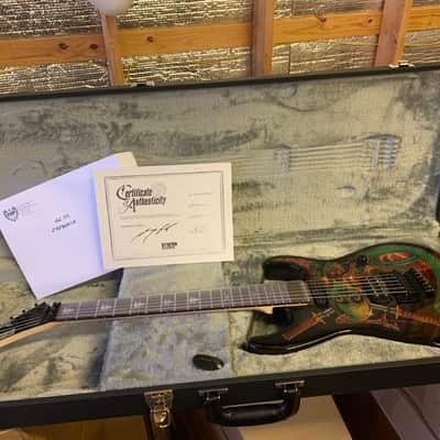 ESP George Lynch GL Black w/ Skulls & Snakes Graphic Electric Guitar New w/ Case - Skull -In Stock! image 22