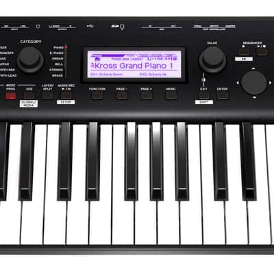 Korg KROSS 2 61-MB 61-Key Synthesizer Workstation 2017 - Present - Matte Black image 2
