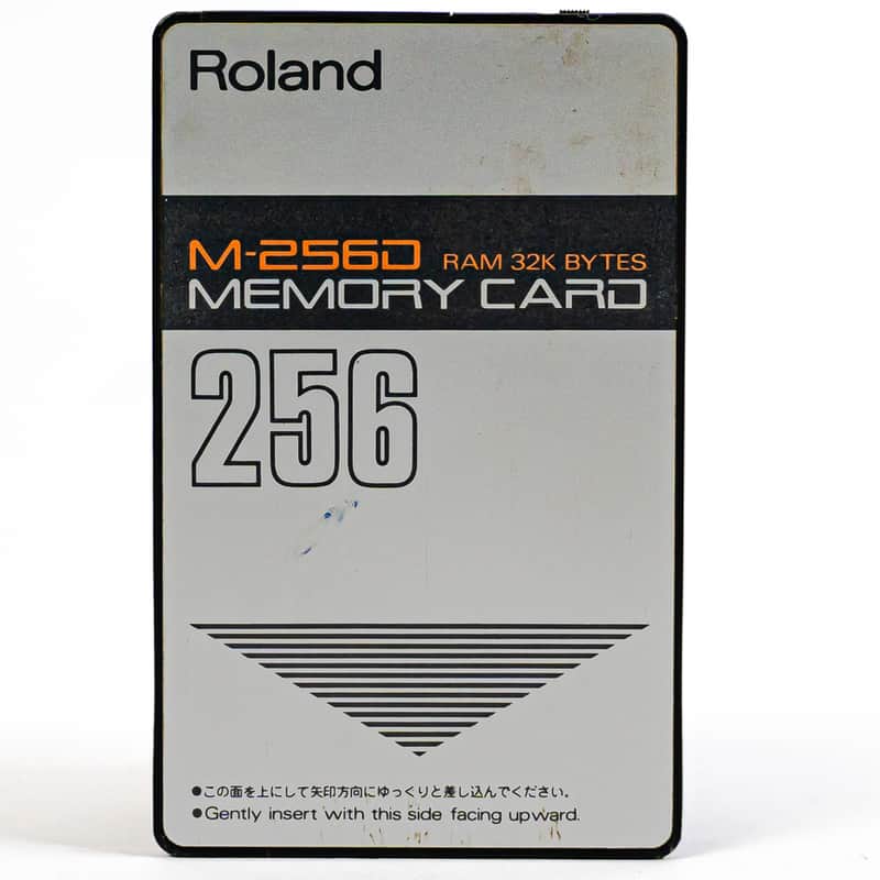 Roland M-256D Memory Card Ram 32k Bytes for Synths and Drum Machines image 1