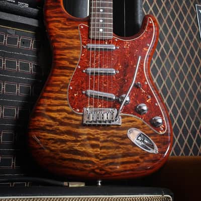 Fender Stratocaster Artisan Custom Shop NOS 2015 - Tiger Eye Burst image 2