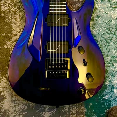 Aristides NAMM Exclusive 060 Evertune 2024 - Worn Purple/Red Chameleon Gloss image 10