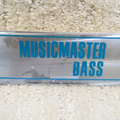 Fender MusicMaster Bass Control Plate 68 -70's Chrome Silver image 2