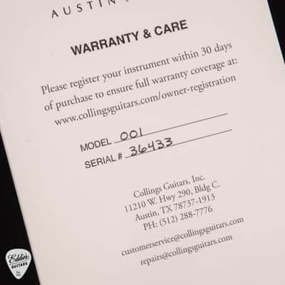 Collings 001 Sitka Spruce & Honduran Mahogany #36433 image 18