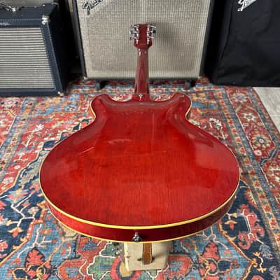 Yamaha SA700 Semi Hollowbody ES335 Type Persimmon Red 1979 image 12