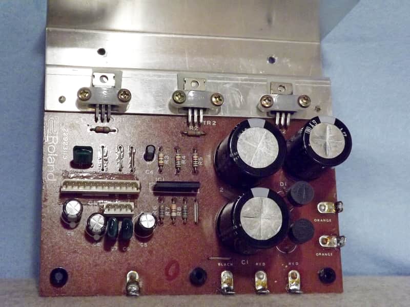 Roland JX8P parts / power supply PCB image 1