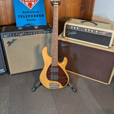 Ernie Ball Music Man Stingray 5HH Active 5-String Bass Guitar w/Case - Natural (2013) image 1