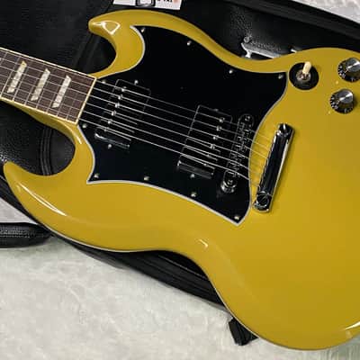 NEW ! Gibson SG Standard TV Yellow Finish - Original Gibson Leather Gig Bag - Authorized Dealer - Only 6.5 lbs - G07324 image 7