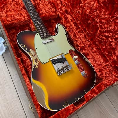 Fender Custom Shop 1960 Telecaster Custom Heavy Relic - Chocolate 3-Tone Sunburst image 3