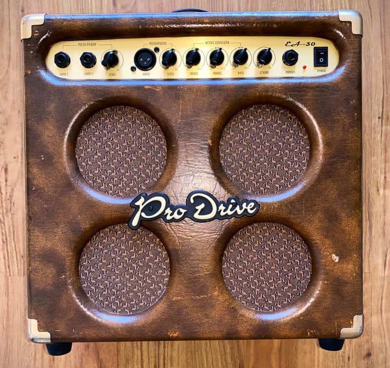 Acoustic & Piezo Instrument Amplifier 4 Speakers! Spring Reverb! Made in Korea! 30 Watts! image 1