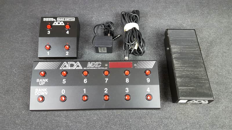 ADA MXC CCP Quad Switch MIDI Controller Footswitch Pedal Set | Reverb