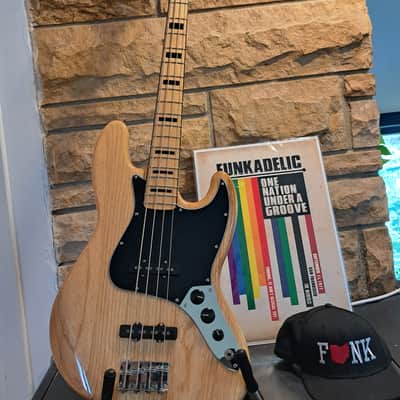 Fender Limited Edition '70s Ash Jazz Bass 2017 - Natural image 1