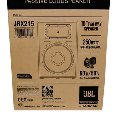 (2) JBL Pro JRX215 1000 Watt 15" Inch 2-Way Passive DJ P/A Speaker Cabinets+Cart image 12