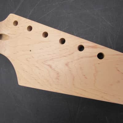 Unbranded Paddle Style 21 Fret, Right Hand, Rock Maple / Rosewood Electric Guitar Neck image 2