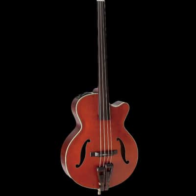 Takamine DB10 Acoustic Electric Bass Guitar-Red Stain image 2
