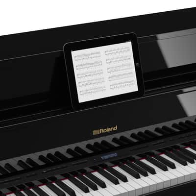 Mint Roland LX17 Digital Piano Polished Ebony floor model image 3