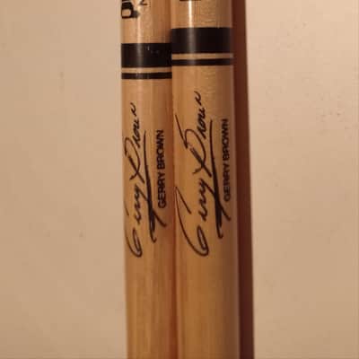 Vintage Pro Mark Gerry Brown "New Generation" Hickory Drumsticks Late 80s-early 90s - Lacquered Hickory image 7