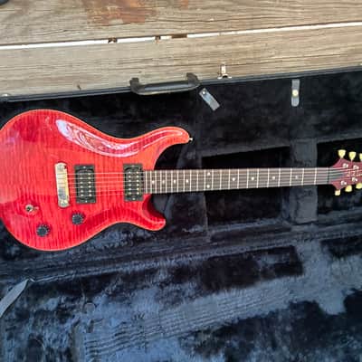 PRS McCarty 1999 - Scarlet Red raspberry flame top electric guitar with case image 19