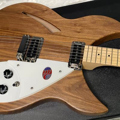 NEW! Rickenbacker 330W Walnut - Semi Hollow Electric Guitar - Authorized Dealer - 7lbs - G07465 image 2