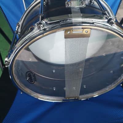 Pork Pie 6.5" x 13" Snare Drum Brass Patina 2008 Model #17814 Signed image 7