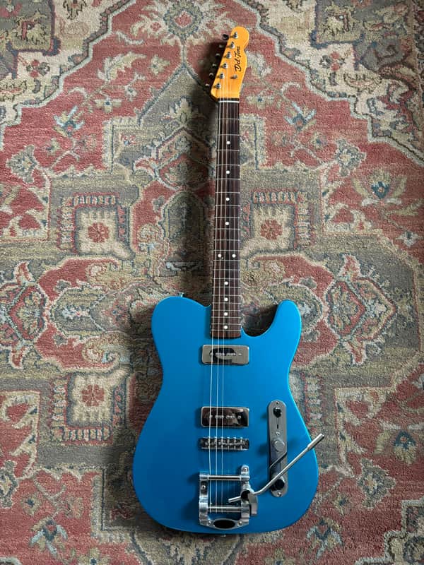 Deltone Tele Style w/ P90s & Duesenberg Trem – Lake Placid Blue (2021) image 1