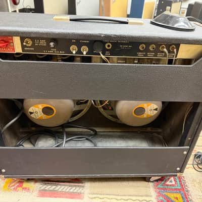 1968 Fender Silverface Twin Reverb Drip Edge 2x12 JBLS image 8