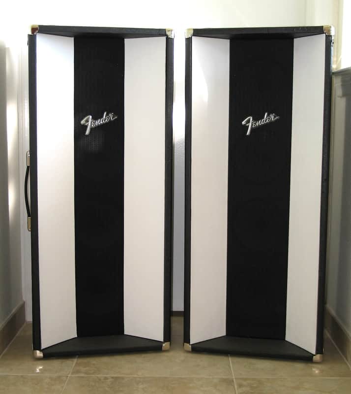 Pair 1960s Fender Sound Column 4-8 Speakers (for PA100) image 1