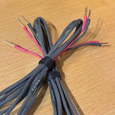 Luna Gris Speaker Cables (8.5 ft. - PAIR) - grey image 6