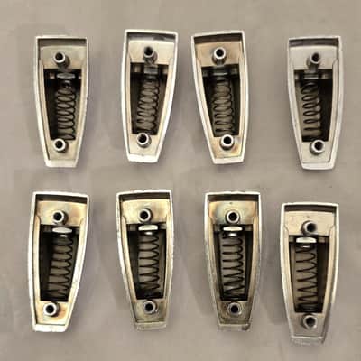 Eight Classic Ludwig Lugs 70s-80s w/ Mounting Screws image 8