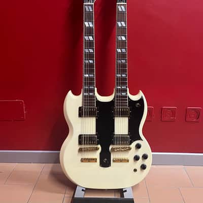 Gibson EDS-1275 Double Neck SG Alpine White OHSC year 1997 very rare image 1