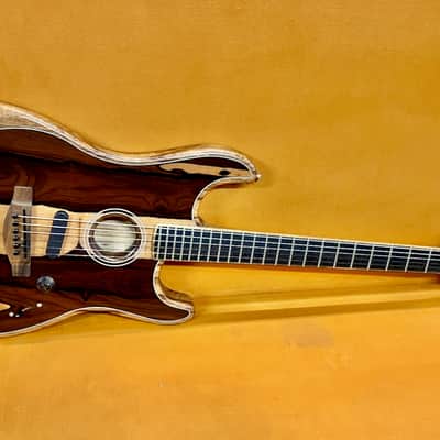 Fender Limited Edition American Acoustasonic Stratocaster 2020 - Exotic Ziricote image 1