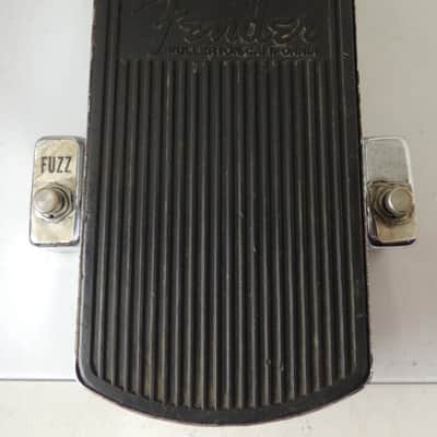 Vintage Fender Fuzz Wah Effects Pedal Chrome Free USA S&H image 1