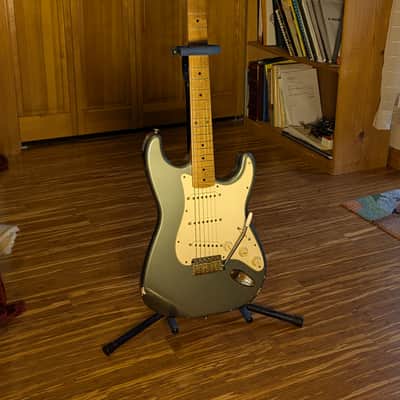 Mario Martin S Style Guitar- Metallic Charcoal Frost image 14