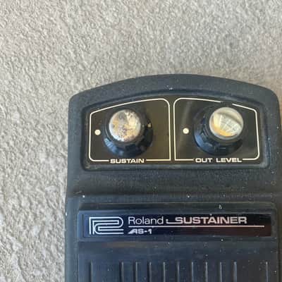 Vintage 1970s Roland Boss AS1 AS-1 sustain sustainor compressor guitar pedal made in Japan image 2