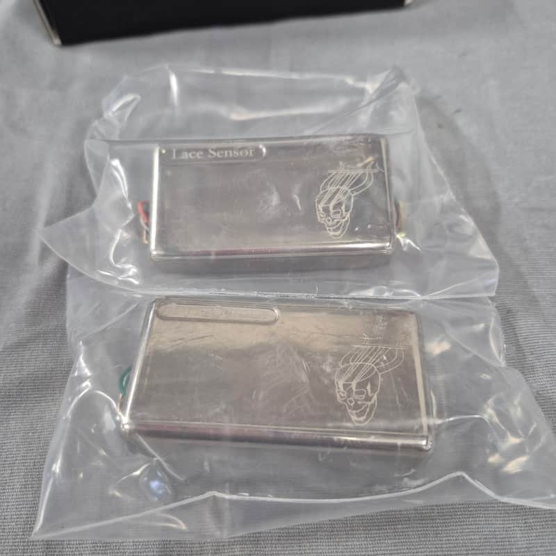 Lace Firespitters Matt Pike Signature Humbucker Pickup Set, Chrome image 1
