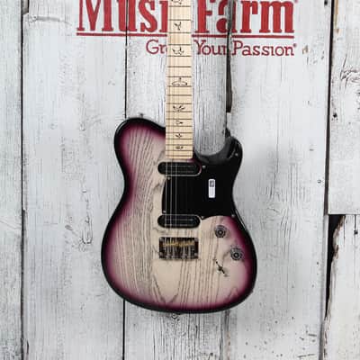 PRS NF 53 Solid Body Electric Guitar Mulberry Smokeburst Finish with Gig Bag image 4