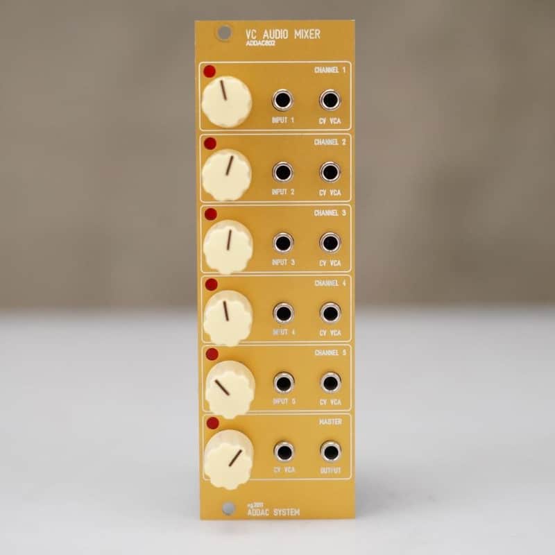 ADDAC System ADDAC802 VC Audio Mixer Eurorack Synthesizer Module #58400 image 1