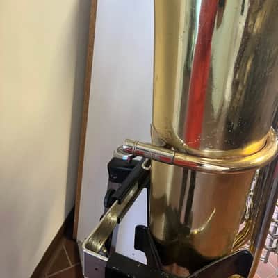 Very Clean Used Yamaha YBB-641 Concert BBb Tuba in Yellow Brass,Lacquered, good valves; with Case, Mouthpiece image 9