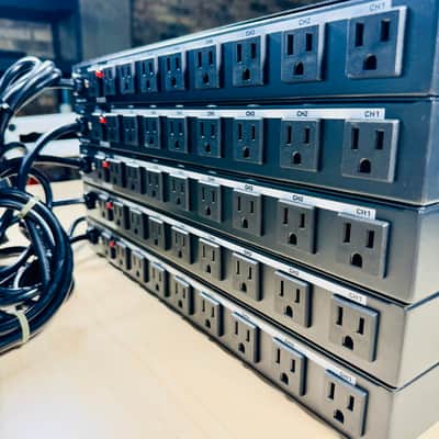 American DJ POW-R BAR RACK USB 10-Outlet 2-USB Rackmount Power Distributor image 3