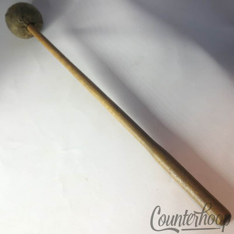 Mallet Two-Step Wood Handle Brown Felt Head Vintage 60s Era Xylophone Marimba image 1