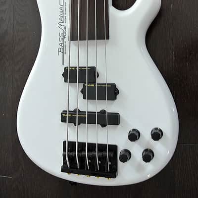 TUNE Bass Maniac TBJ51 NF - Fretless 5 String Bass - Snow White - NEW - Authorized Dealer image 1